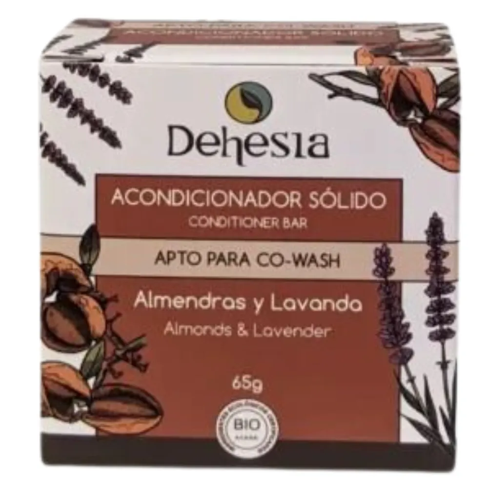 Dehesia Acondicionador Sólido BIO con Almendras y Lavanda 65g